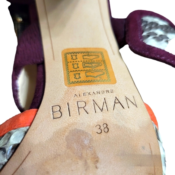 Alexandre Birman python sandals Size 8 US (38 EU) - Picture 8 of 9